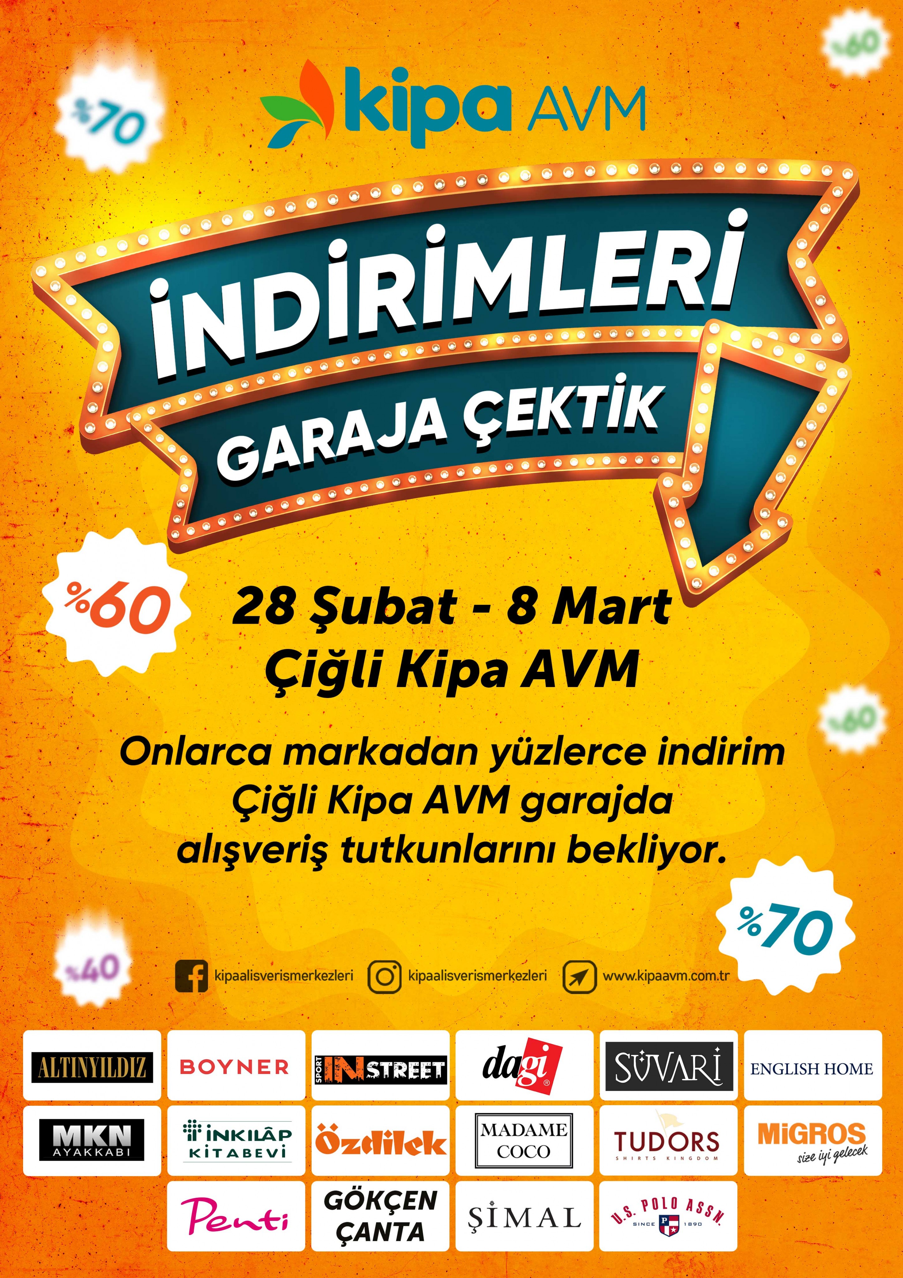 İNDİRİMLERİ GARAJA ÇEKTİK!